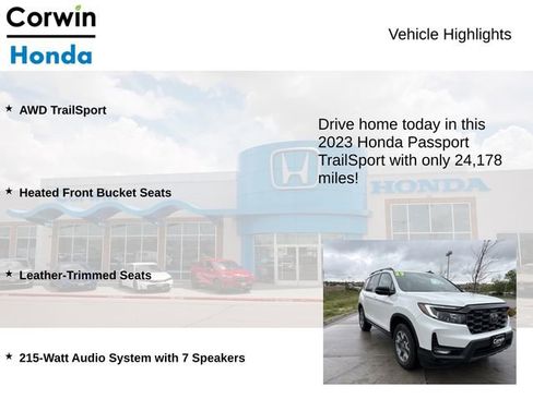 Used 2023 Honda Passport TrailSport image 6