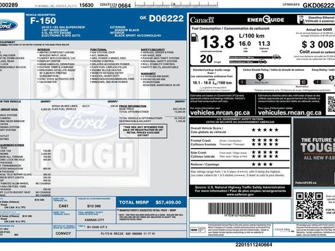 Used 2016 Ford F150 XLT w/ Equipment Group 302A Luxury AWD/4WD image 5