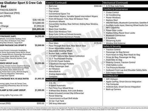New 2025 Jeep Gladiator Sport w/ Premium Package image 6