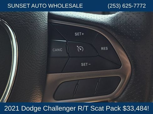 Used 2021 Dodge Challenger R/T Scat Pack w/ Dynamics Package RWD image 37