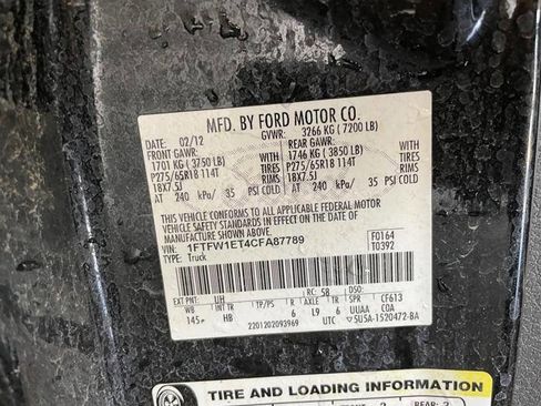 Used 2012 Ford F150 Lariat w/ Lariat Plus Pkg image 41