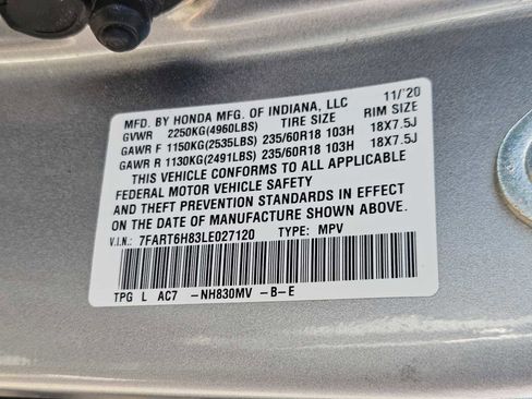 Certified 2020 Honda CR-V EX-L image 32