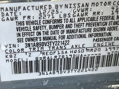 New 2026 Nissan Sentra SR image 17