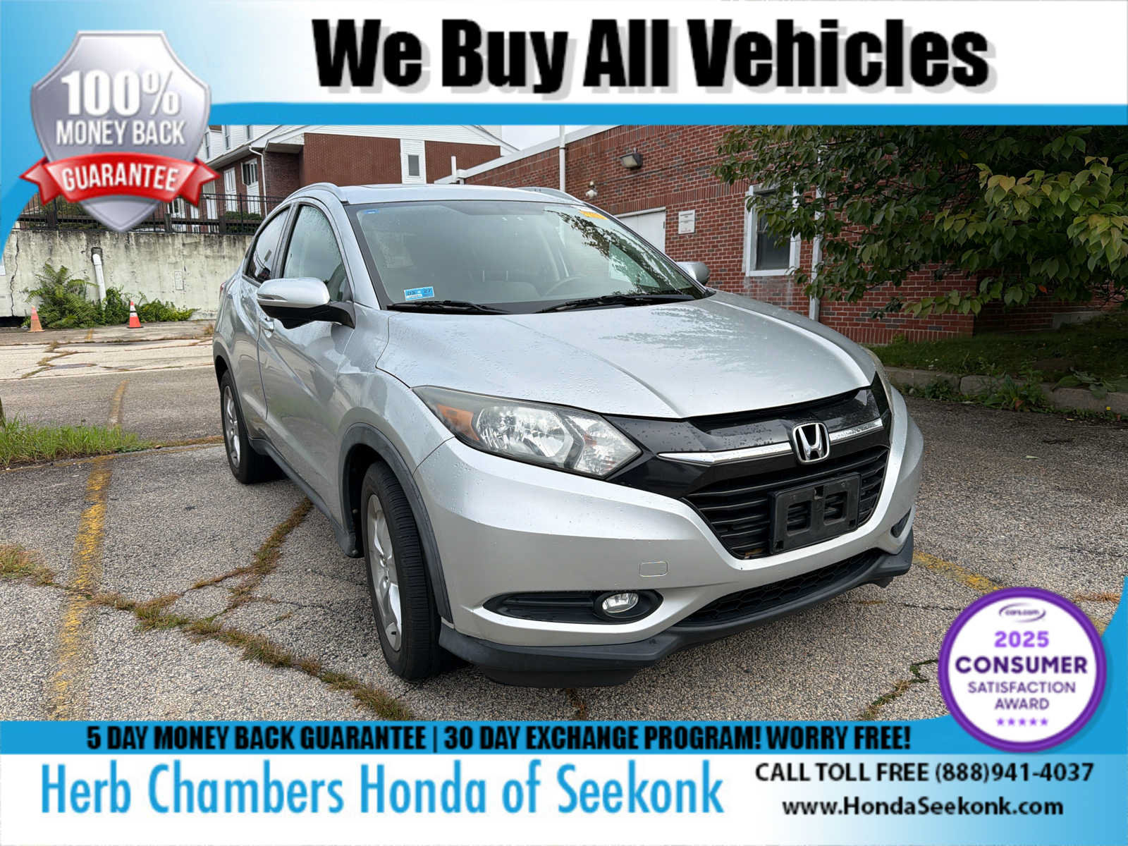 Used 2016 Honda HR-V EX-L image 10