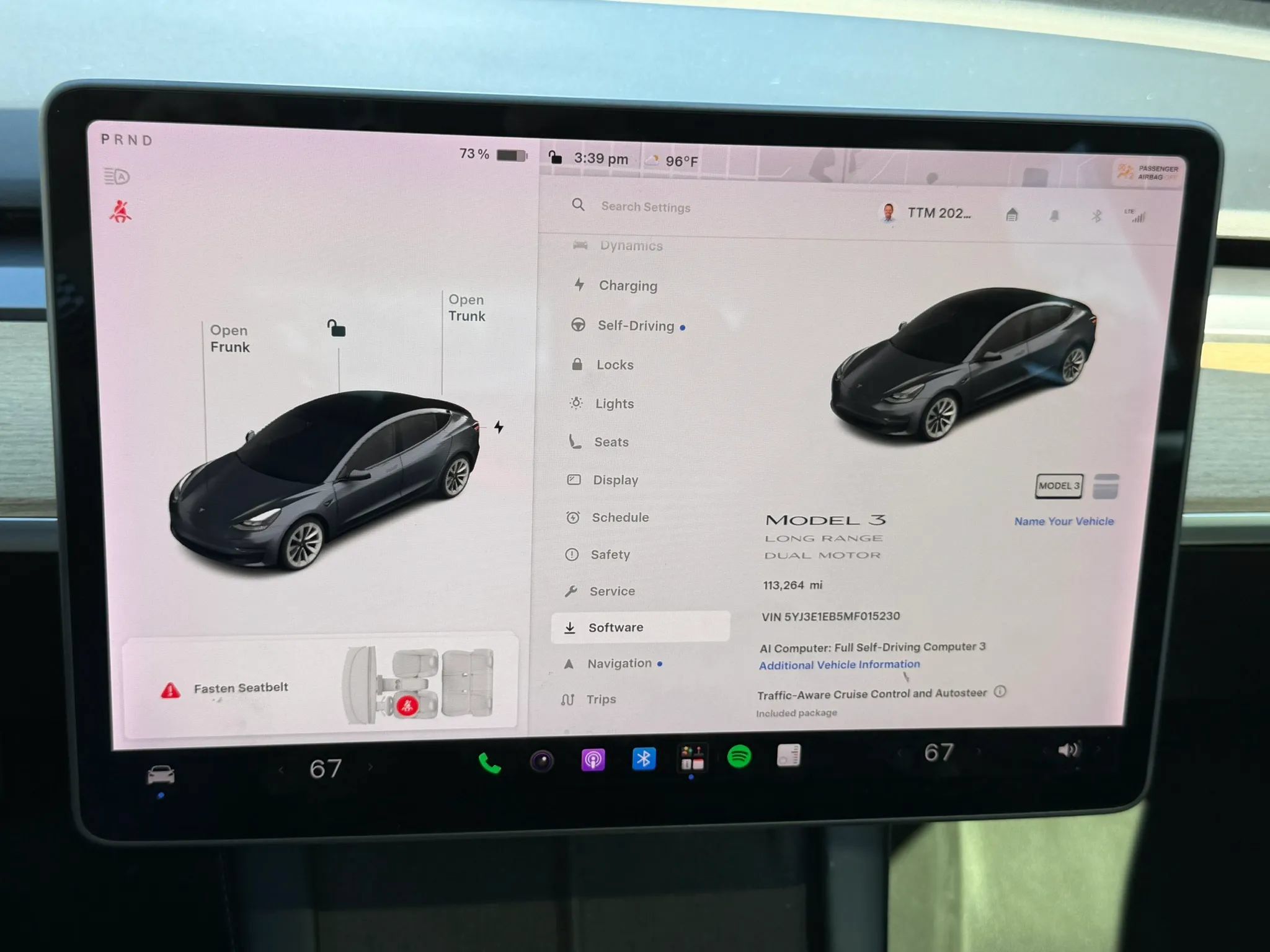 Used 2021 Tesla Model 3 Long Range AWD/4WD image 9
