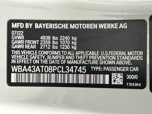 Used 2023 BMW 430i xDrive Convertible w/ M Sport Package image 40