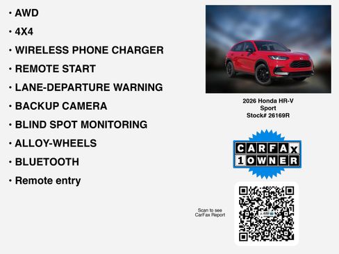 Used 2026 Honda HR-V Sport image 4