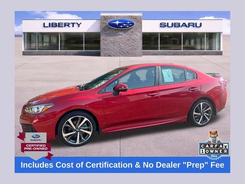 Certified 2021 Subaru Impreza 2.0i Sport AWD/4WD image 1