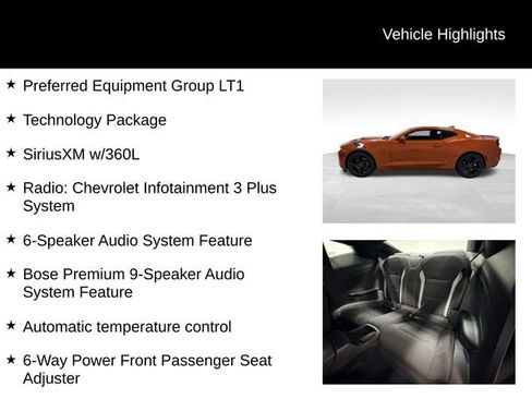 Certified 2023 Chevrolet Camaro LT w/ Technology Package RWD image 27