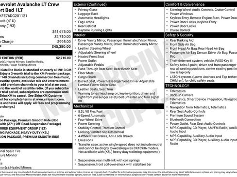 Used 2013 Chevrolet Avalanche LT w/ All-Star Edition AWD/4WD image 34