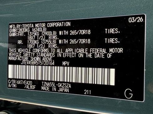 New 2026 Toyota 4Runner TRD Off-Road Premium AWD/4WD image 30