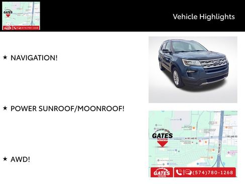 Used 2018 Ford Explorer XLT w/ Equipment Group 201A AWD/4WD image 7