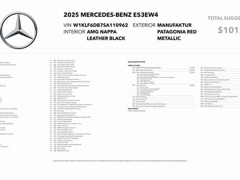 Used 2025 Mercedes-Benz E 53 AMG e 4MATIC Sedan w/ Driver Assistance Package image 23