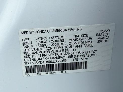 Used 2020 Acura MDX SH-AWD w/ Technology Package image 30