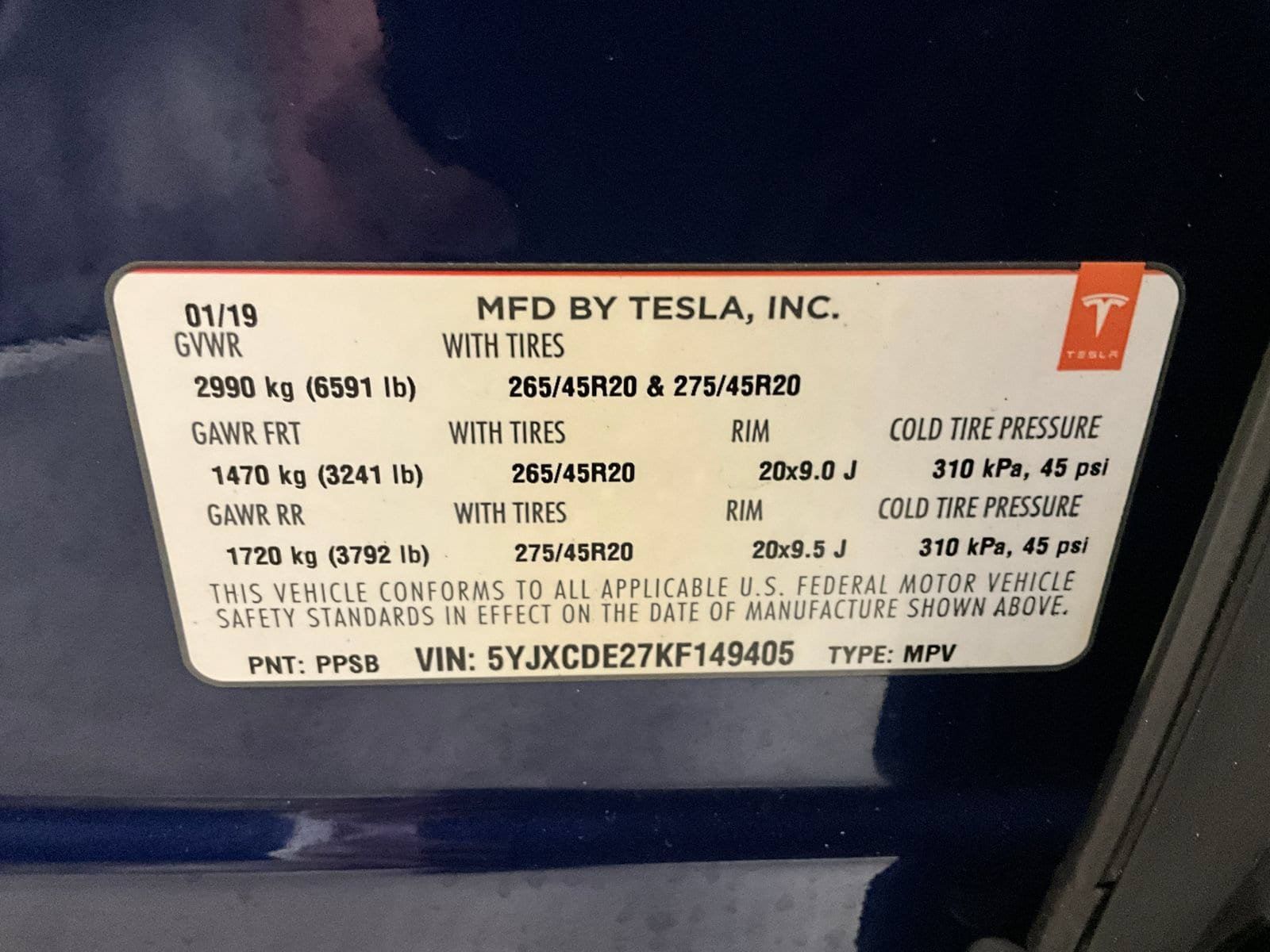 Used 2019 Tesla Model X 75D AWD/4WD image 29