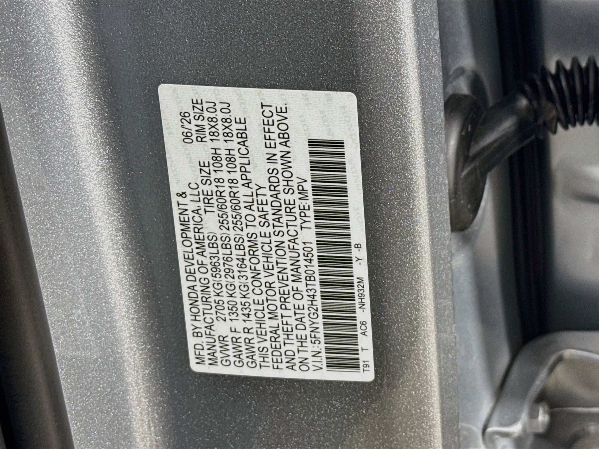 New 2026 Honda Pilot EX-L image 40
