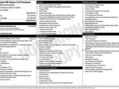 Used 2022 Toyota Supra Premium w/ Driver Assist Package