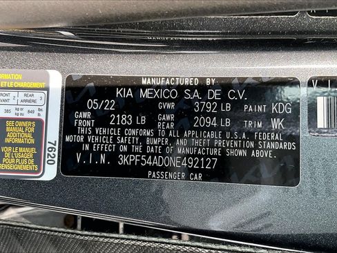 Used 2022 Kia Forte GT-Line w/ GT-Line Premium Package FWD image 37