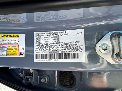 Certified 2022 Honda Accord Sport image 19