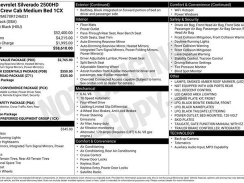 Used 2024 Chevrolet Silverado 2500 Custom w/ Custom Value Package image 5