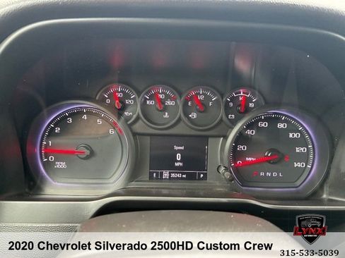 Used 2020 Chevrolet Silverado 2500 Custom w/ Custom Value Package AWD/4WD image 22