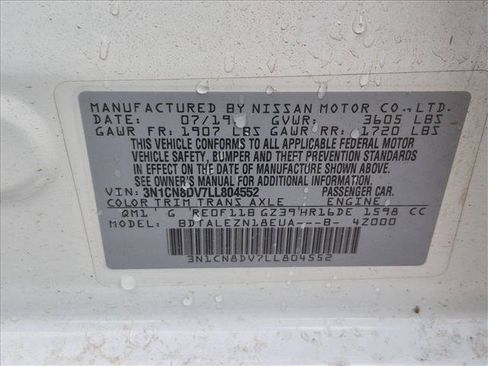 Used 2020 Nissan Versa S FWD image 11