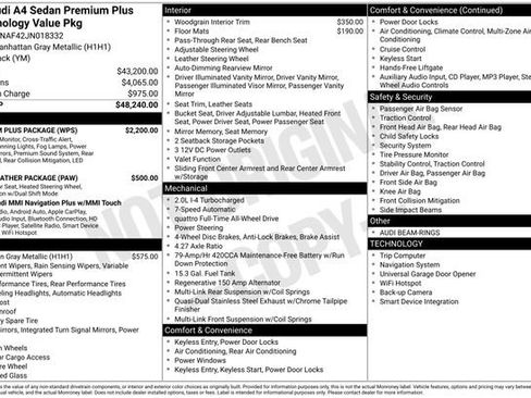 Used 2018 Audi A4 2.0T Premium Plus w/ Premium Plus Package image 10