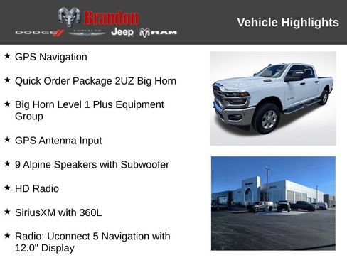 Used 2026 RAM 2500 Big Horn AWD/4WD image 3