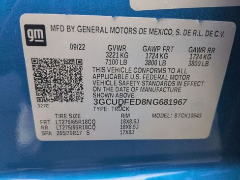 Certified 2022 Chevrolet Silverado 1500 LT Trail Boss image 33