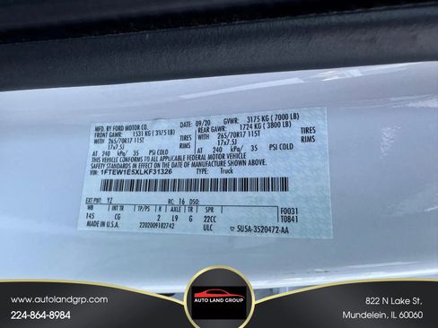 Used 2020 Ford F150 XL w/ Equipment Group 101A Mid image 25