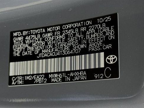 New 2026 Toyota Prius Plug-In Hybrid image 16