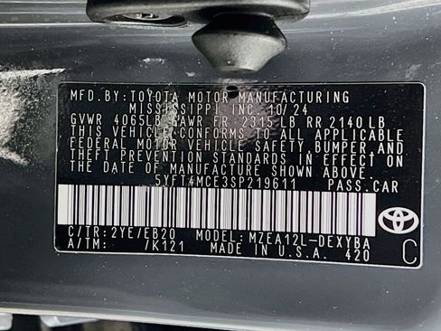 Certified 2025 Toyota Corolla XSE FWD image 29