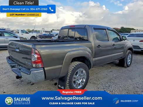 Used 2013 Toyota Tacoma 4x4 Double Cab w/ SR5 Pkg image 4
