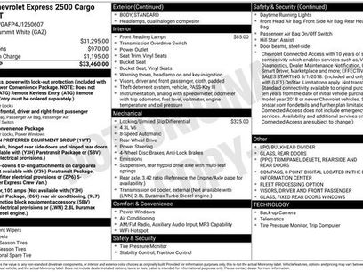 Used 2018 Chevrolet Express 2500