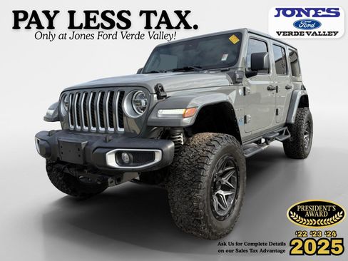 Used 2021 Jeep Wrangler Unlimited Sahara w/ Cold Weather Group AWD/4WD image 1