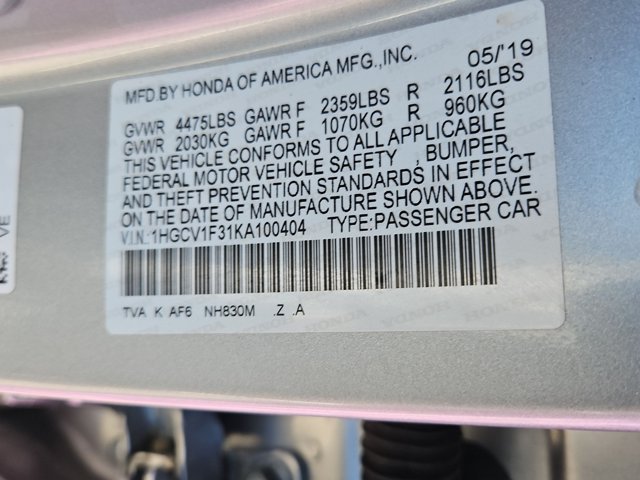 Used 2019 Honda Accord Sport image 23