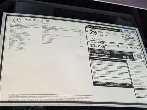 New 2026 Mercedes-Benz GLA 250 image 19