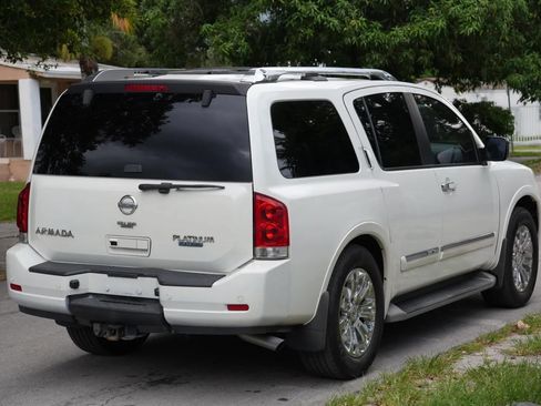 Used 2015 Nissan Armada Platinum w/ 2nd Row Captain Seat Package RWD image 6
