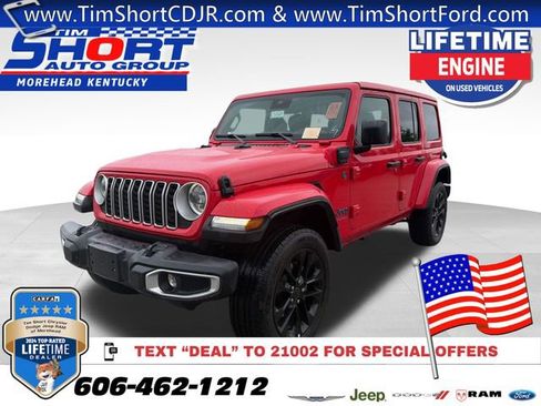 Used 2025 Jeep Wrangler Unlimited Sahara w/ Safety Group AWD/4WD image 1