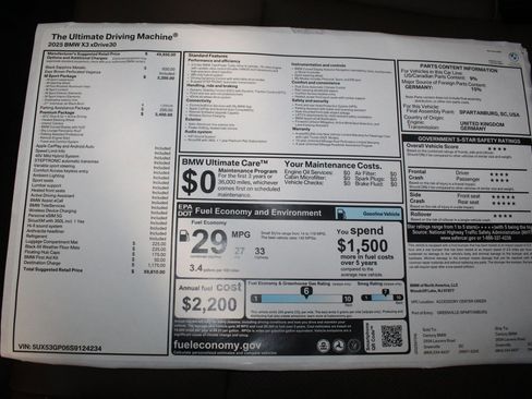 New 2025 BMW X3 xDrive30i w/ Premium Package image 24