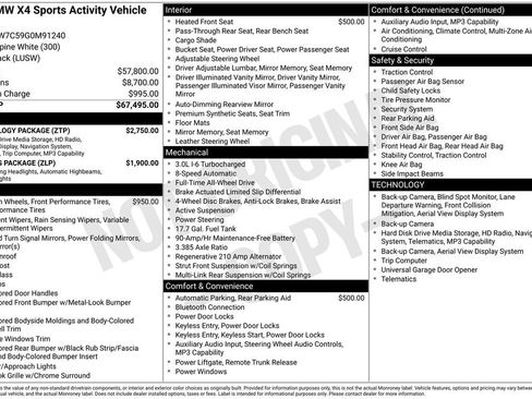 Used 2016 BMW X4 M40i image 3