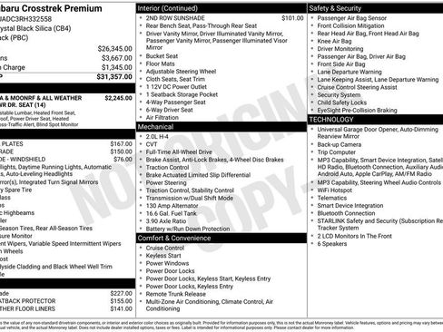 Used 2024 Subaru Crosstrek 2.0i Premium AWD/4WD image 15