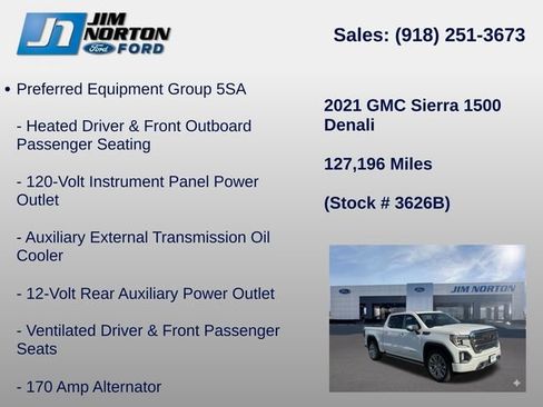 Used 2021 GMC Sierra 1500 Denali w/ Denali Ultimate Package AWD/4WD image 40