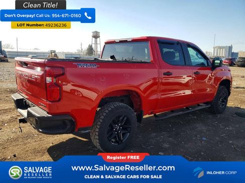 Used 2021 Chevrolet Silverado 1500 Custom Trail Boss w/ Safety Confidence Package AWD/4WD image 4