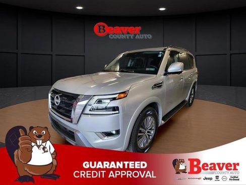 Certified 2023 Nissan Armada SL w/ Captain's Chairs Package AWD/4WD image 1