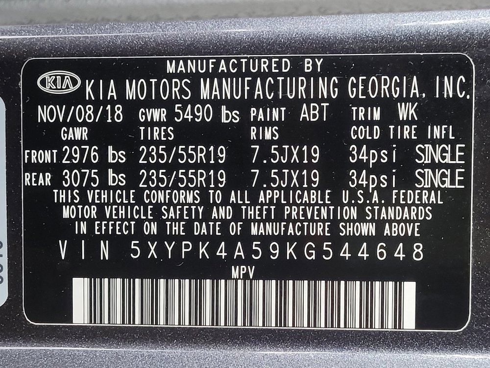 Used 2019 Kia Sorento SX FWD image 33
