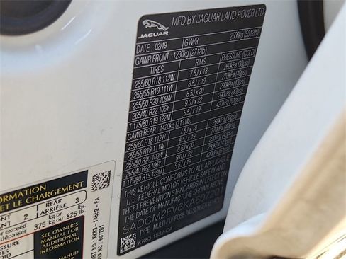 Used 2019 Jaguar F-PACE S image 35