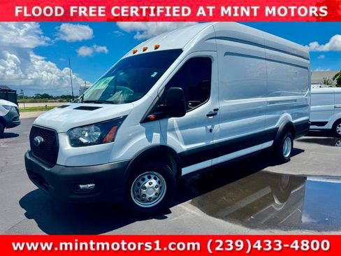 Used 2023 Ford Transit 350 148 High Roof Extended DRW RWD image 3