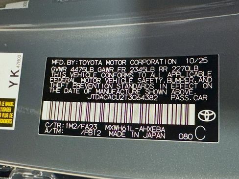 New 2026 Toyota Prius SE image 28