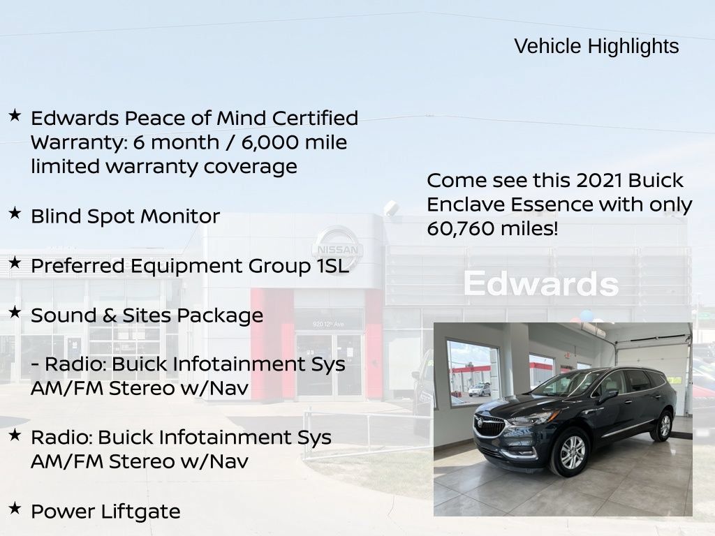 Used 2021 Buick Enclave Essence w/ Sound and Sites Package AWD/4WD image 11